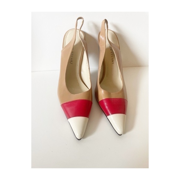 Colin Stuart Colorblock Slingback Shoes - Picture 2 of 7